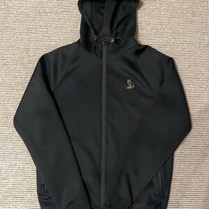 OVO October's Very Own Black Full-Zip Hoodie - Gold Owl Logo